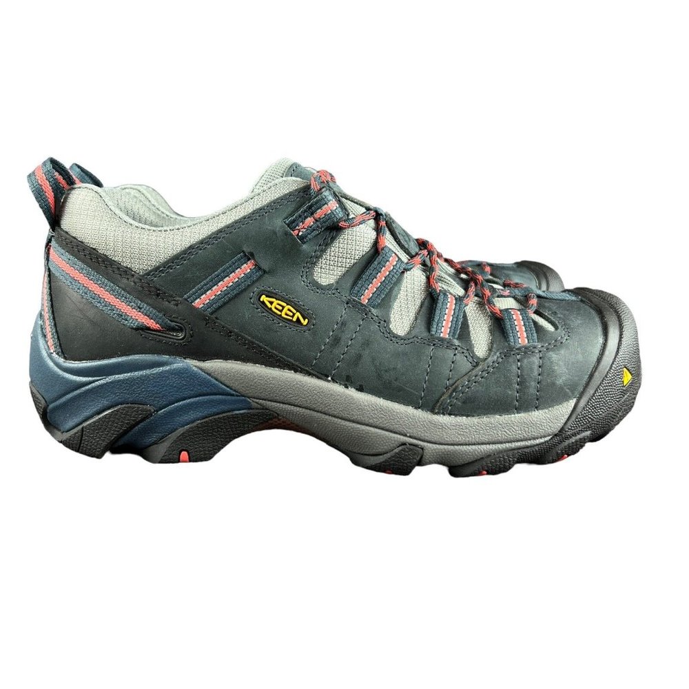 KEEN Utility Detroit Low Blue Steel Toe Work Shoes 1012784 Women's Sz 5.5-10.5 W